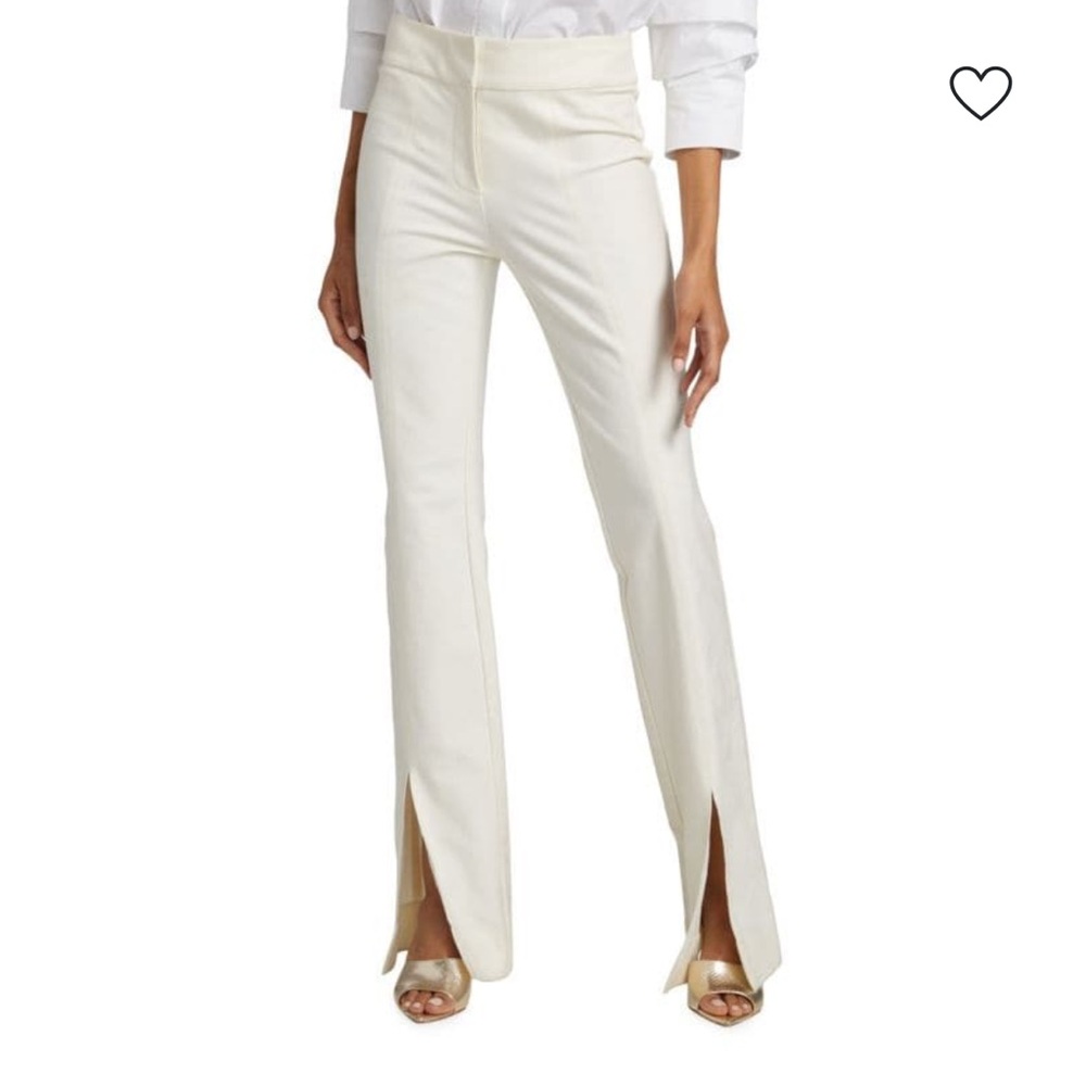 Derek Lam 10 Crosby Ivory wide leg pant